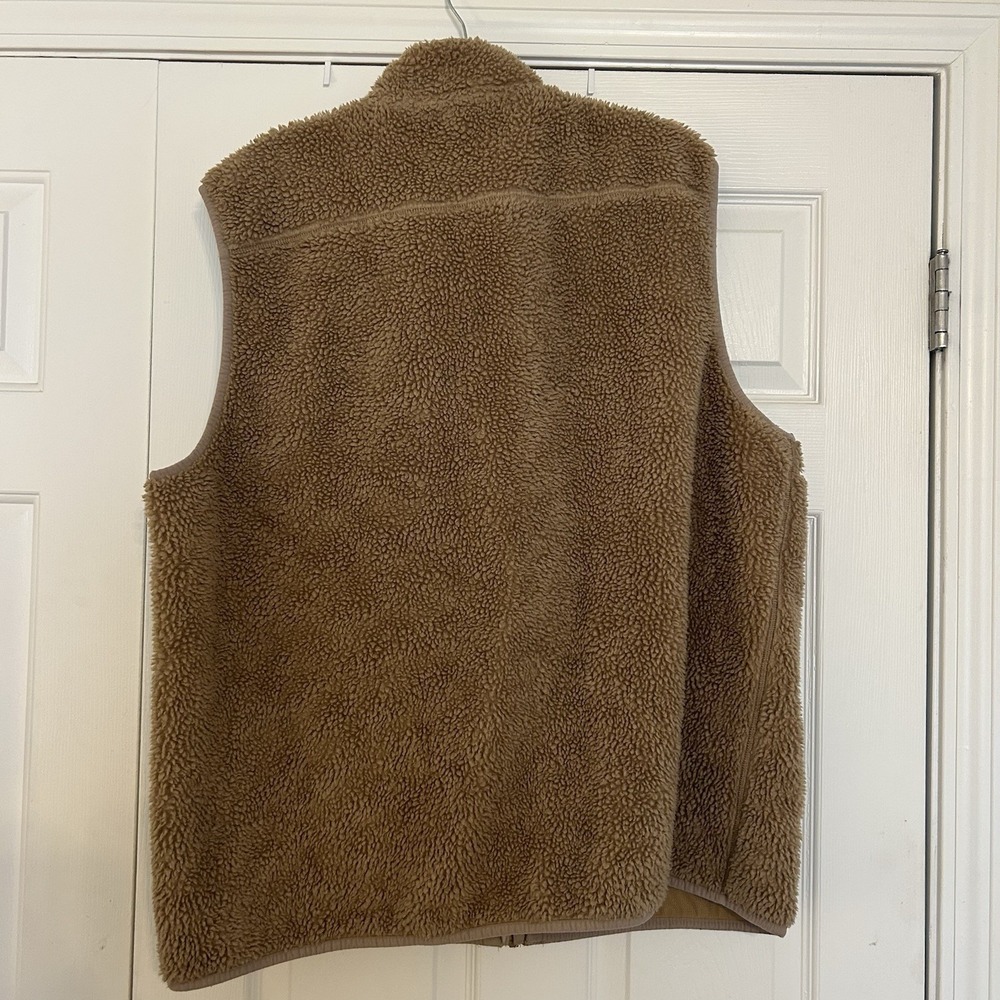 Vineyard Vines Sherpa Supershep Vest Jacket Officer Khaki XXL - Picture 3 of 6